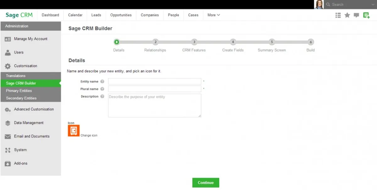 Sage CRM Features