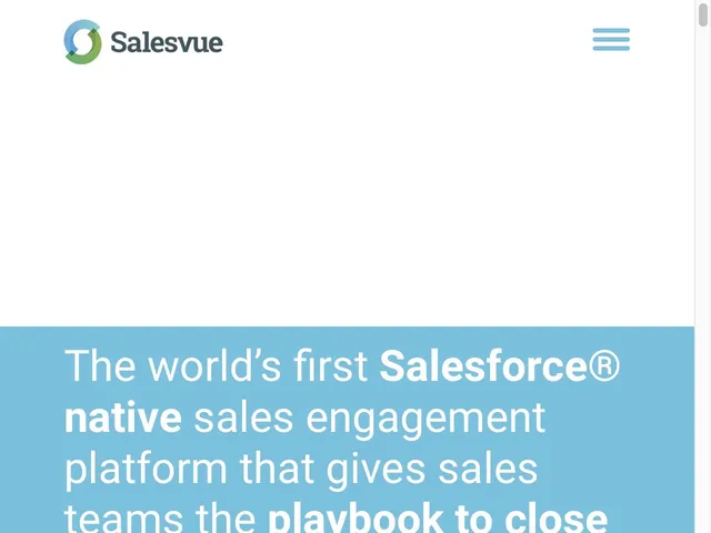 Salesvue Screenshot