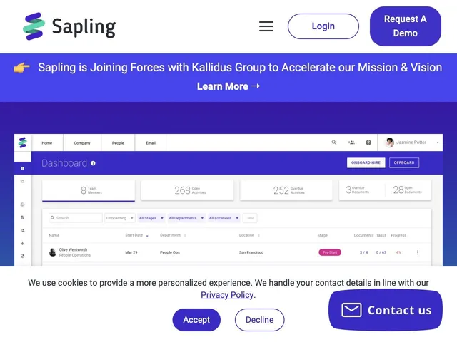 Sapling Screenshot