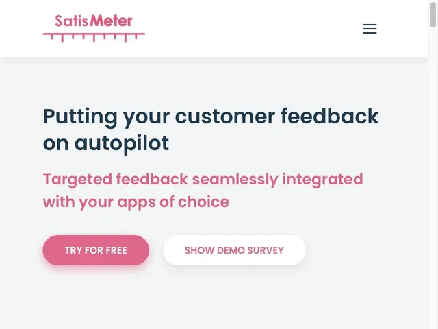 SatisMeter Screenshot