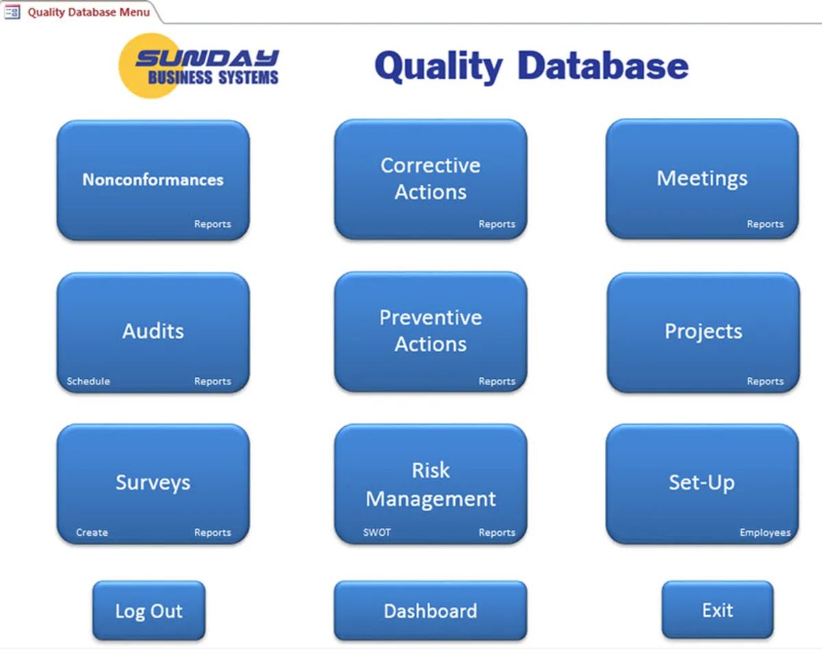 SBS Quality Database Review