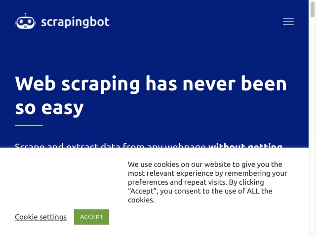 ScrapingBot Screenshot