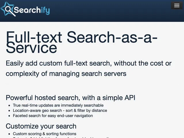 Searchify Screenshot