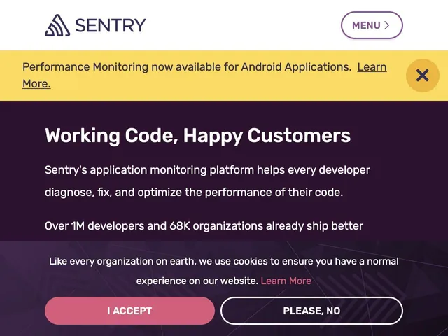 Sentry Screenshot