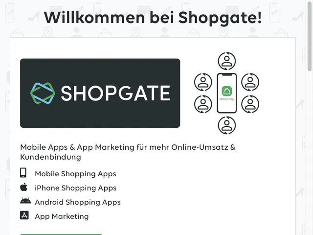 Shopgate Screenshot