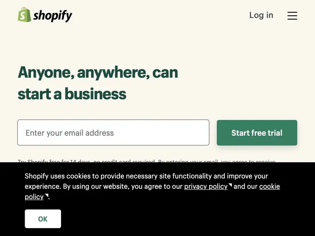 Shopify Screenshot