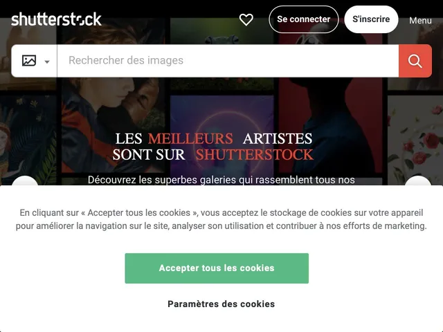 Shutterstock Screenshot