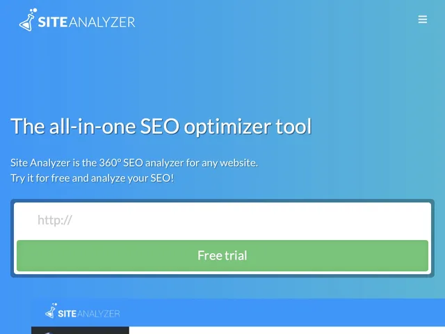 Site-Analyzer Screenshot