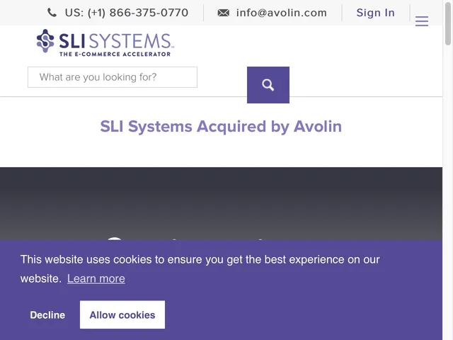 SLI Systems Screenshot