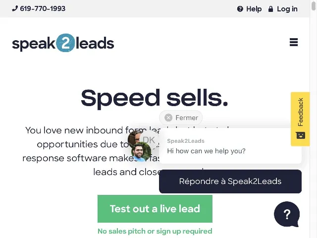 Speak2leads Screenshot