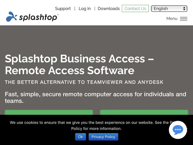 Splashtop Remote Support Screenshot