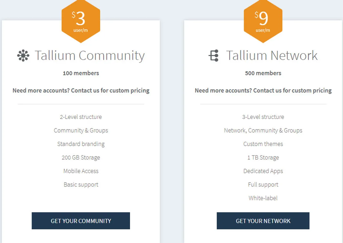 TallyFox Tallium Pricing Plan