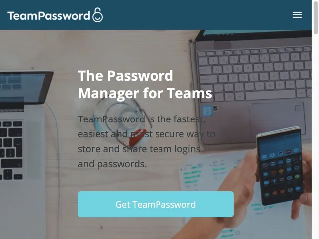 TeamPassword Screenshot