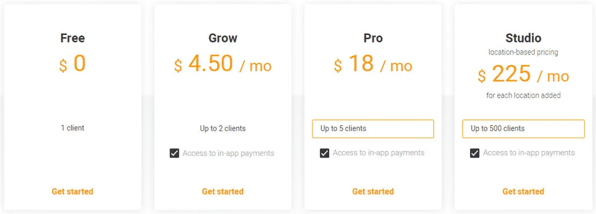 Trainerize Pricing Plan