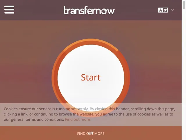 TransferNow Screenshot