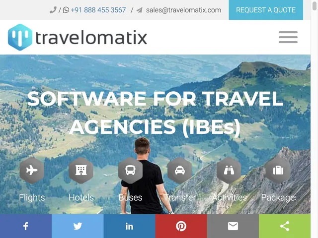 Travelomatix Screenshot