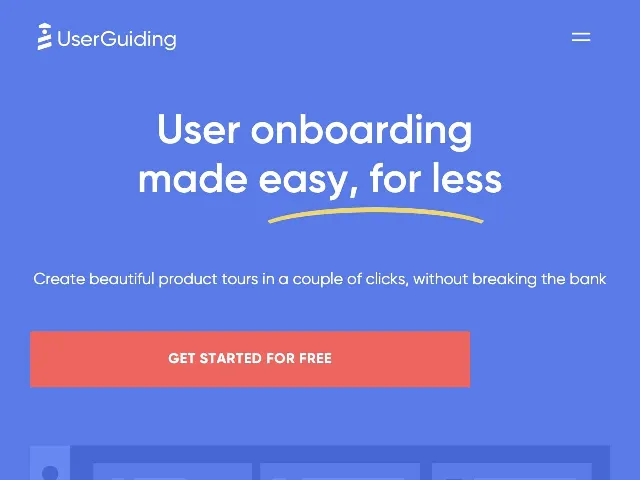 UserGuiding Screenshot