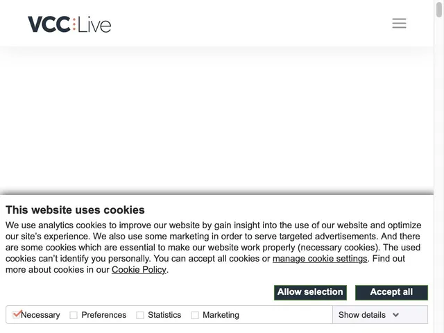 VCC Live Screenshot