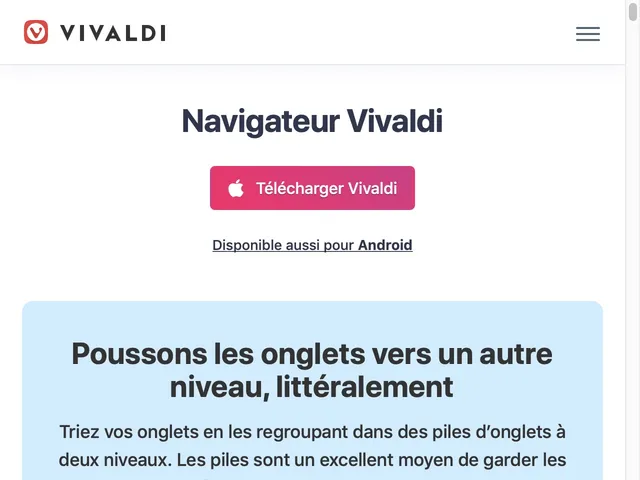Vivaldi Browser Screenshot