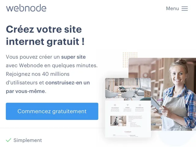 Webnode Screenshot