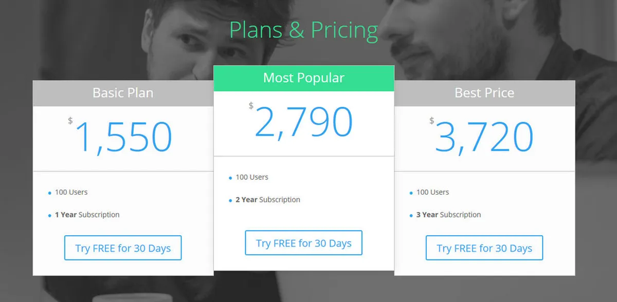 WebTitan Pricing Plan