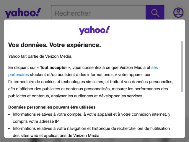 Yahoo App Publishing Screenshot