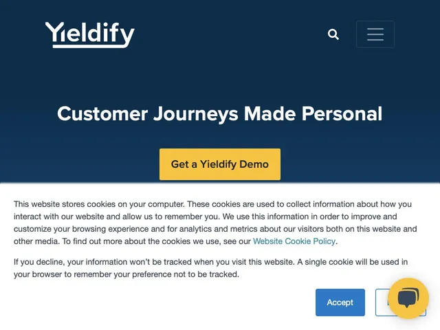 Yieldify Screenshot