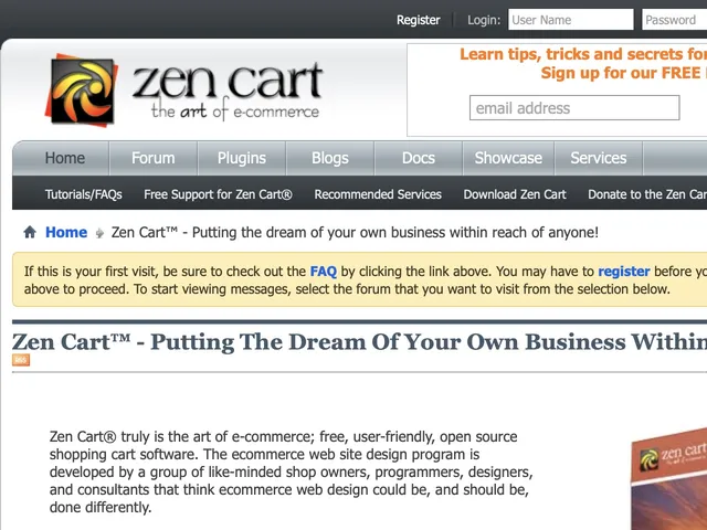 Zen Cart Screenshot