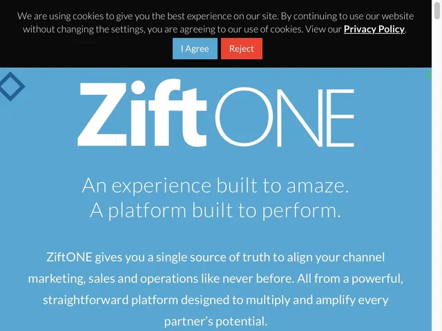 Zift Solutions Screenshot