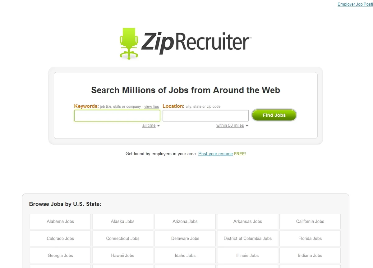 ZipRecruiter Screenshot